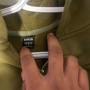 SHEIN Khaki Green Outerwear